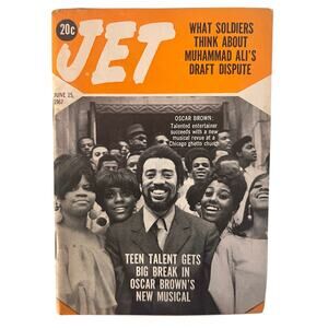 JET Magazine June 15 1967 Muhammad Ali Draft Dispute Oscar Brown Black History